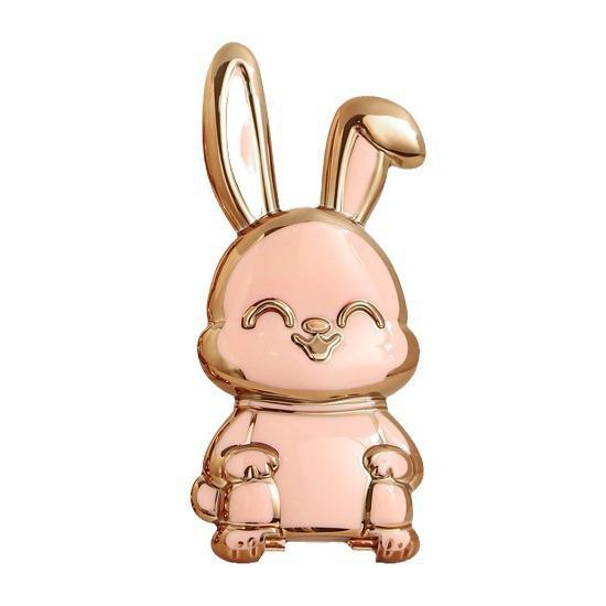 Držák na mobilní telefon s roztomilým králíkem - neviditelný skládací stojan pro podporu stolu