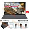 17.3 Inch Portable Monitor With Protective Case IPS Monitor Extend Mode USB-C MINI-HDMI For Laptop Xbox Switch PC Gammer Screen