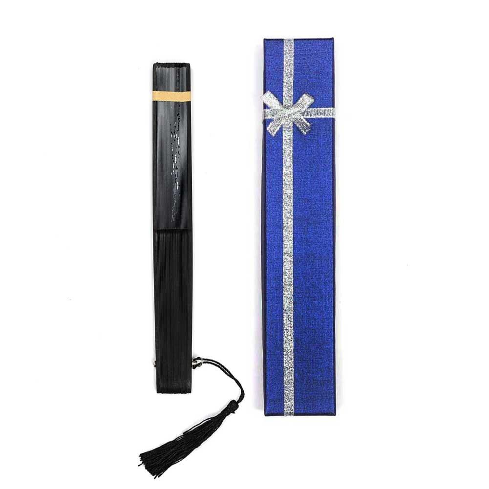 Silk Crafted with a White Plum Blossom Print and Black Perfect for Heat and Includes a Single Tassel and Available In Black for Men and Japanese-style