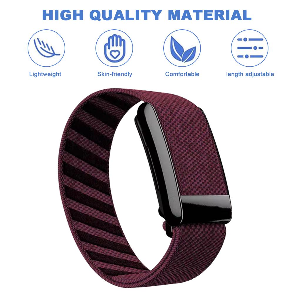 Armband für WHOOP 4.0 Nylon Sport Freizeit Universalgröße Armband Geruchlos Schnelltrocknend Waschbar für WHOOP 4.0