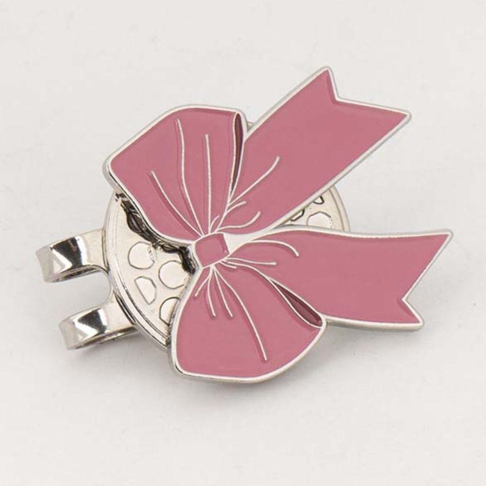 Bowknot Golf Cap Clip Magnetic Golf Hat Marker Outdoor Sports Golf Ball Mark Women Girls