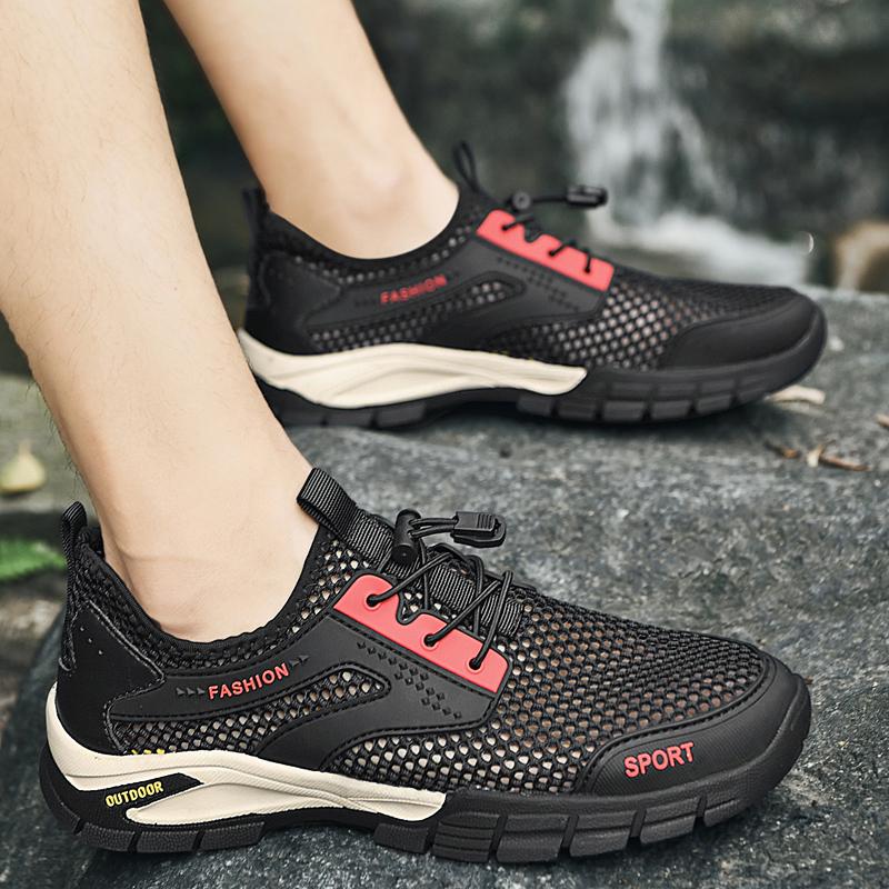 Fashion Men's Shoes Lightweight Men Casual Summer Shoes 2024 Hot Sale Male Hollow Out Sneakers Fashion Male Comfortable Walking Shoe