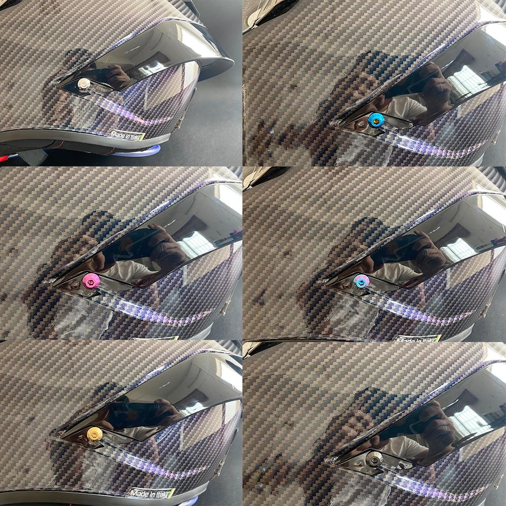 Fixare șurub spoiler cască de motocicletă șurub de schimb pentru aripa de coadă pentru cască Accesorii pentru AGV pista GPRR GPR Corsa