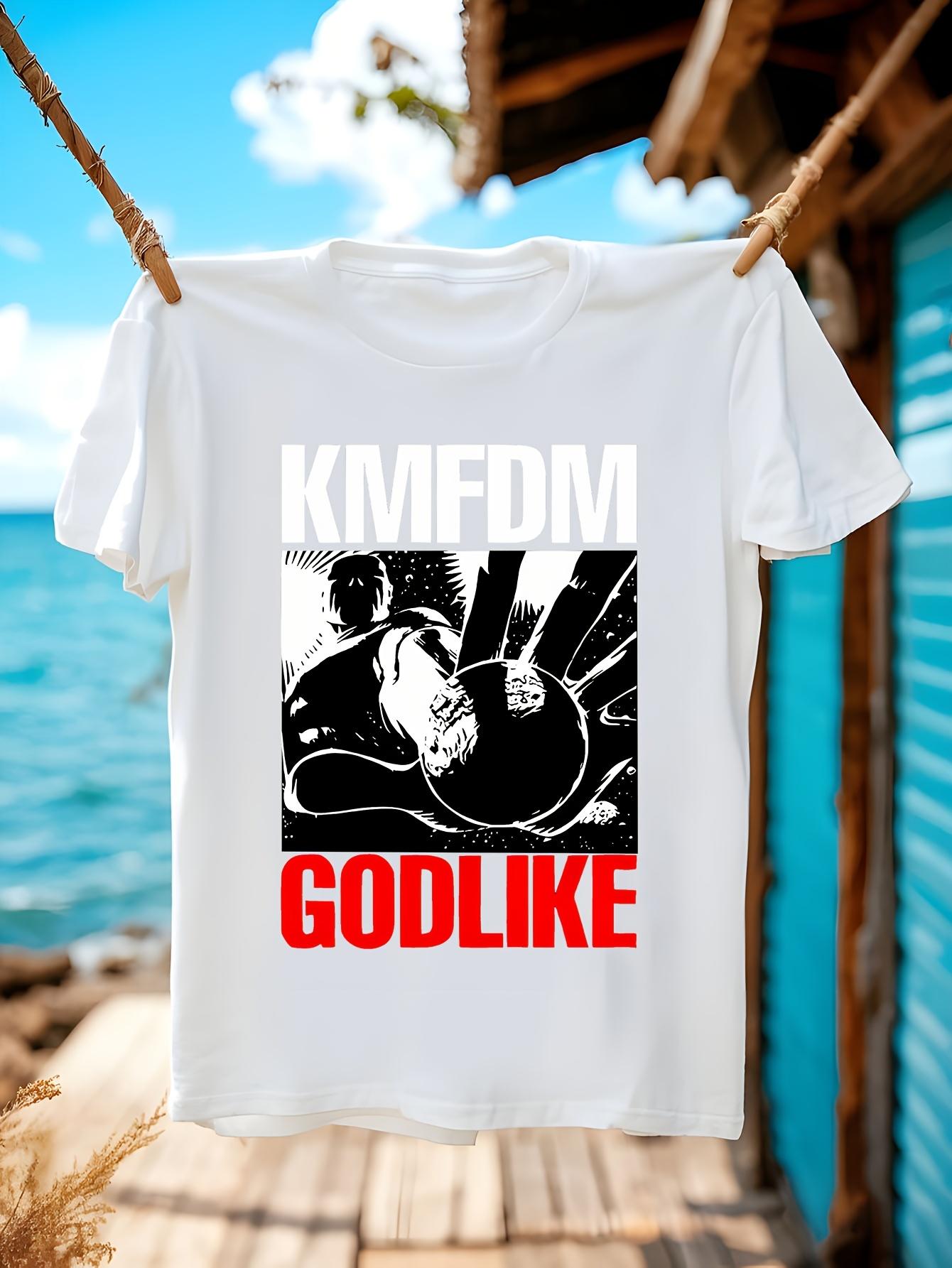 KMFDM Godlike Graphic Tshirt Graphic Tshirt - Slim Fit 10... S