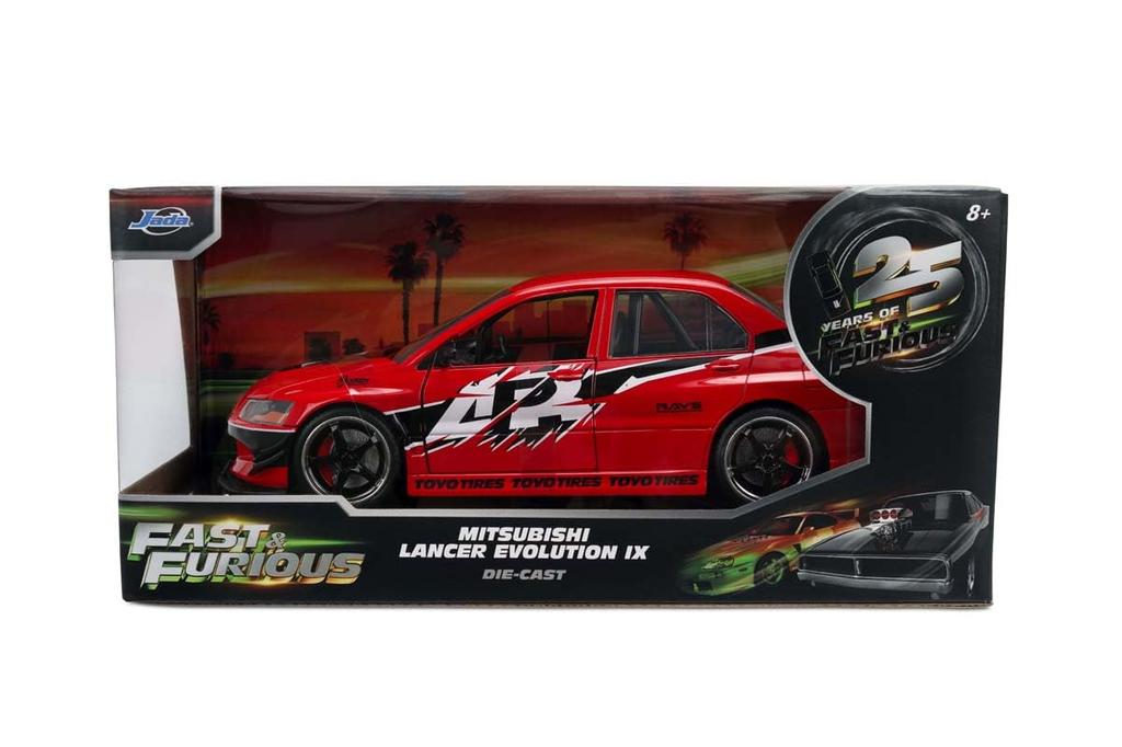 Kyosho Jada Toys Fast Furious Series Mitsubishi Lancer Evolution IX Red Finished Model JADA36208 & 1/24 F&F3 (Sean)