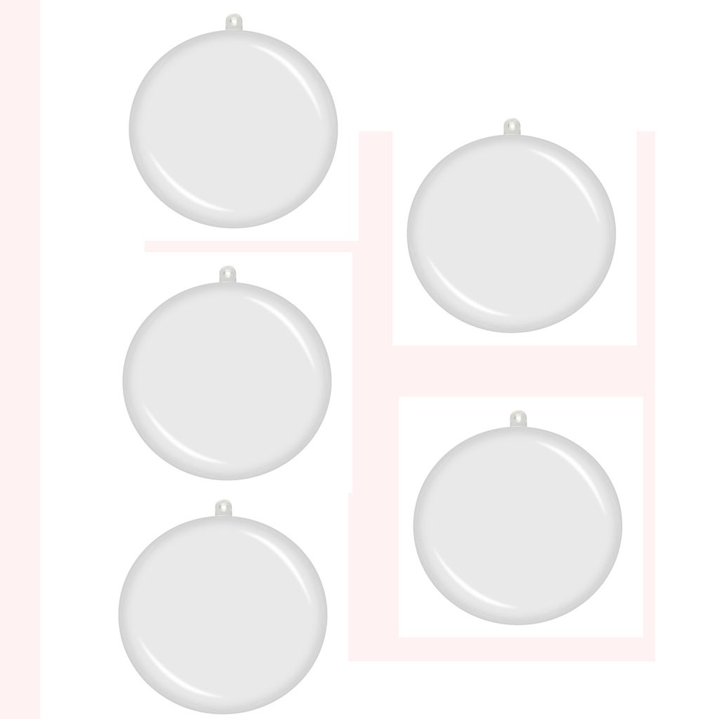 Hanging Ball Plastic Easy Open Bauble Clear Balls Christmas Pendant Party Supplies Dry Flower Ball