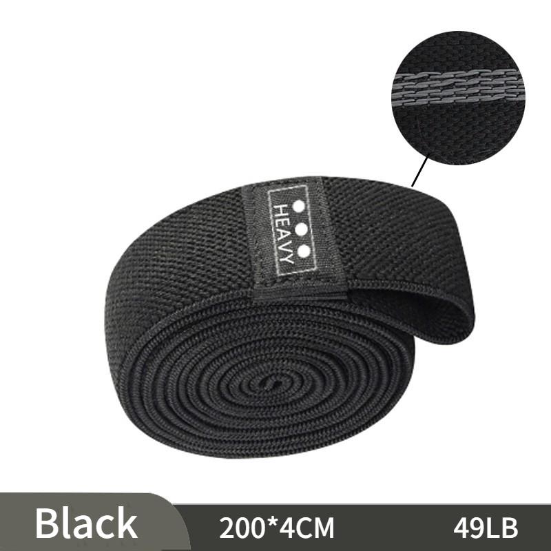 105lb Long Resistance Loop Band Kit Unisex Fitness Yoga Elastic Bands Hip Circle Thigh Squat Band Workout Gym Equipment for H Practical Use