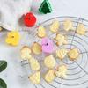 Decorating Plunger Fondant Gingerbread Man Christmas Cookie Cutter Cake Mold Baking Mould