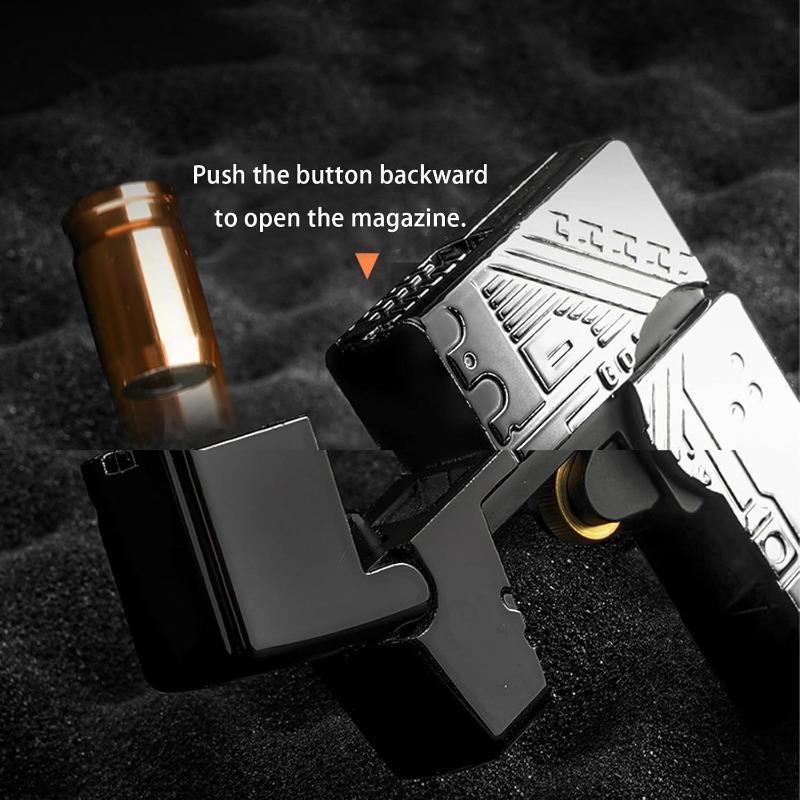 EDC Finger Fidget Toy Ring – Alloy Stress Relief Launcher for Adults with Simulated Pop-Out Action and Soft Capsules