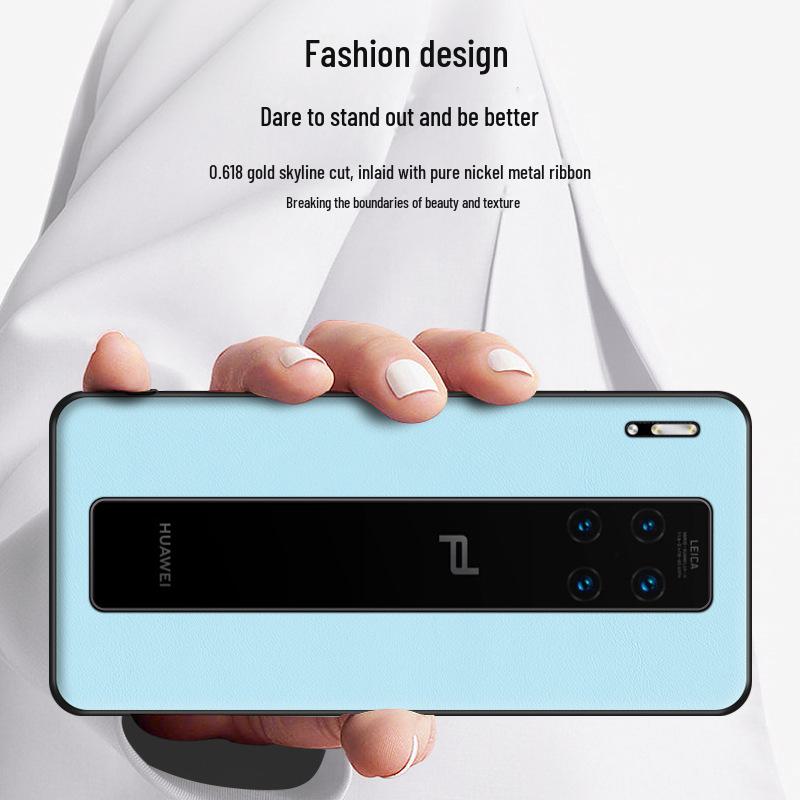 Ochranné pouzdro z tekuté kůže Huawei Mate30RS – Odolné proti pádu a znečištění, Individuální doprava.