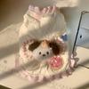 Autumn and Winter Vest Vest Pet Thickened Cotton Clothes Cartoon Princess Wind Cold Cotton Clothes Warm Out Foreign Style Small Dog