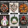 Blumenkranz-Aufhänger über der Tür, großer Kranz, Metallhaken für Weihnachts-Osterkranz, Haustür-Aufhänger, Weihnachtsparty-Zubehör