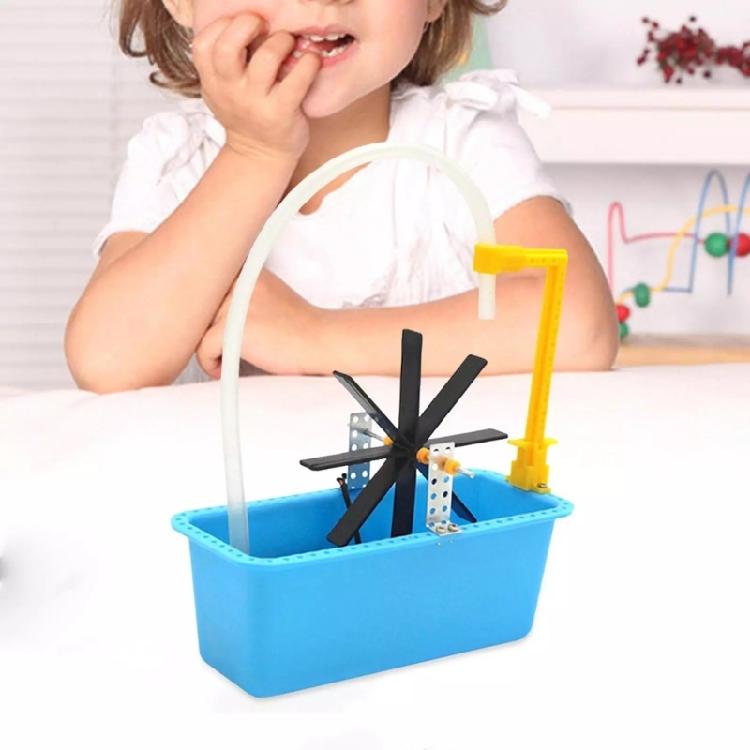 Wasserrad Wissenschaftsmodellbausätze Bastelprojektbausätze zur Verbesserung der praktischen Fähigkeiten und der Kreativität von Kindern