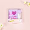 Glitter Heart LOVE Notebook: Fluffy, Fresh Girly Diary with Little Rabbit Fur - Perfect for Qixi Festival Lovers