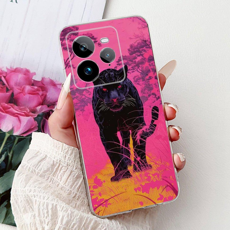 For Realme GT 7Pro Case Cover Clear Cute Cartoon Cat Fashion Cool Soft TPU Casing For Realme GT 7 Pro Phone Case RMX5010 RMX5011