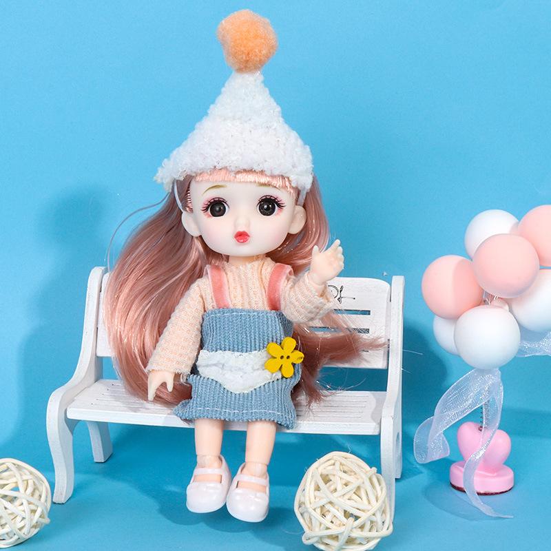 

16 Cm Принцесса Кукла Костюм Платье Девочка Игрушка Принцесса Дети Одиночный Симулятор