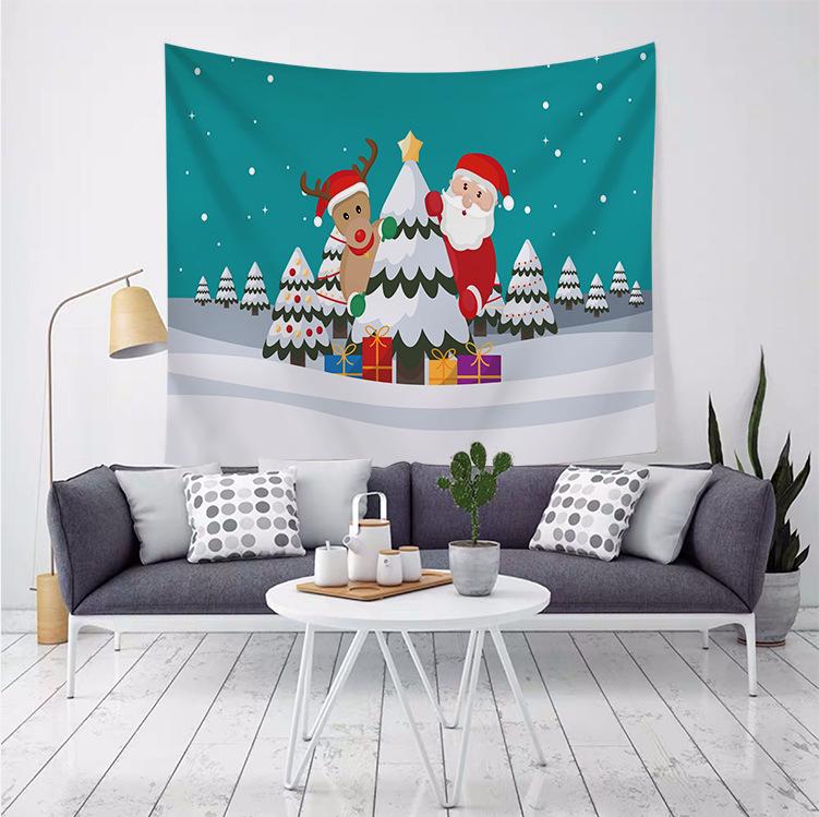 

Домашний декор, гобелен, рождественский орнамент, богемный декор, спальня, гостиная, настенный гобелен, гобелен для камина, Tapeçaria de natal 100x75cm