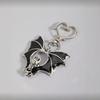 Enamel Halloween Bat Keychain Zinc Zinc Alloy Gothic Key Ring Fashionable Bag Charm  Daily Use