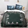 Horror Theme Duvet Cover Set Gothic Spooky Bedding Set for Teens Adult Men Terror Halloween Quilt Cover King/Queen/Full Size