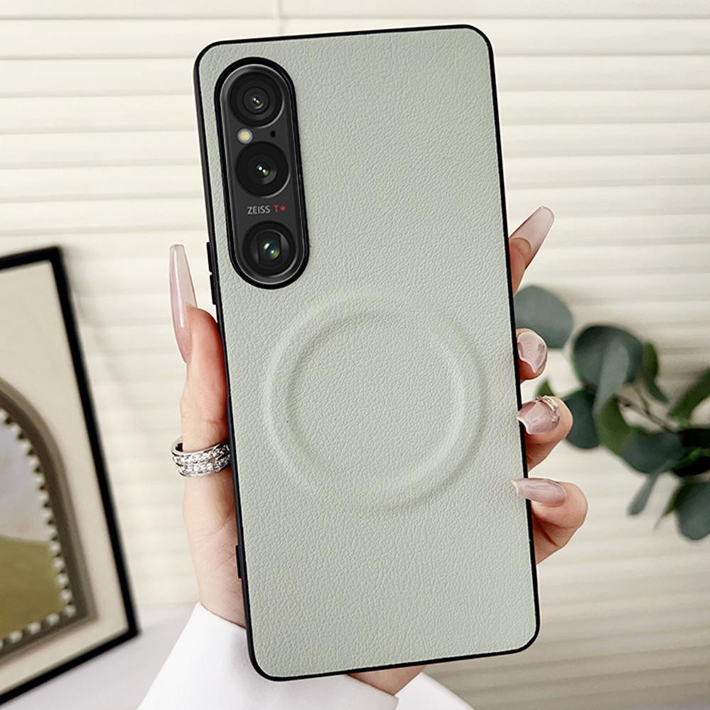 Pro pouzdro Sony Xperia 1 VI kompatibilní s MagSafe PU+TPU zadní kryt telefonu