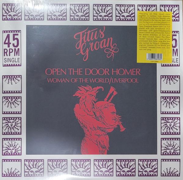

LP Record TITUS GROAN - Open The Door Homer TDP12904 Trading Places 2023 UK Rock