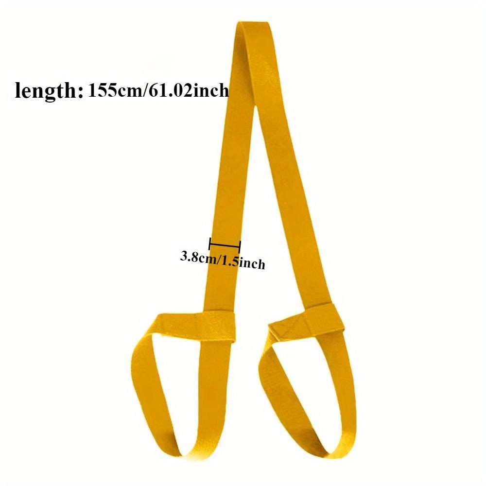 1Pc High Quality Yoga Mat Strap Belt Adjustable Sports Sling Shoulder Carry Belt Exercise Stretch Fitness Elastic Yoga Belt