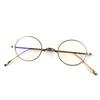 Excellent KANEKO OPTICAL Glasses VINTAGE Anthek Gold Titanium Mens KV-49 ATG Used