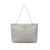 Fashion Versatile Quilted Embroidery Korean Style Crown Chain Simple Single Shoulder Crossbody Bag