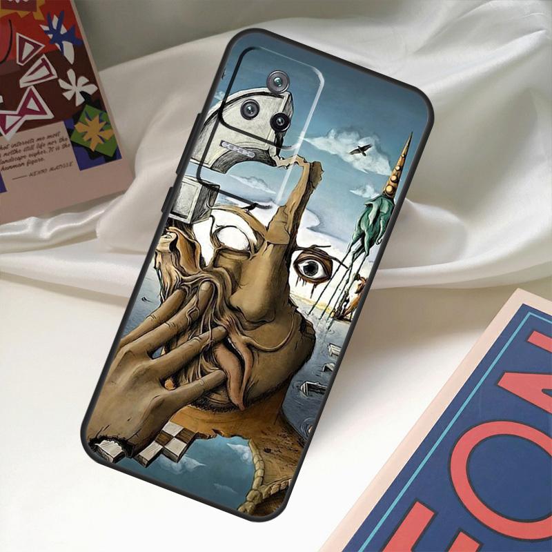 Salvador Dali Art Case For POCO X6 Pro X3 X5 F3 F5 M5s M6 Pro Xiaomi 14 Ultra 11T 12T 13T Pro 12 13 Lite Cover