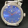 USED FAVRE LEUBA TWIN POWER HAND-WINDING SWISS MENS BLUE DIAL WATCH A433018-2 R114-a433018