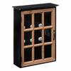Key Cabinet Milana Black 9 Hooks Wooden