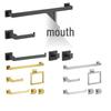 GOWKE Gold Stainless Steel 6-Piece Bathroom Hardware Set
