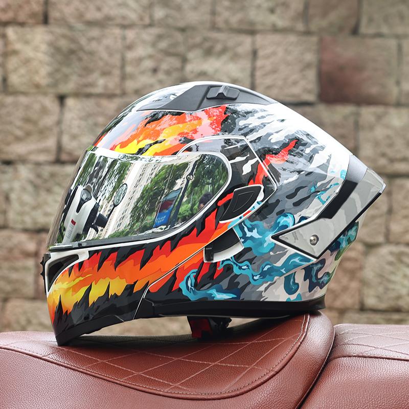 DOT Certified Modular Motorcycle Helmet Men Women All Season Flip Up Design Reinforced ABS Street Bike Protective Headgear