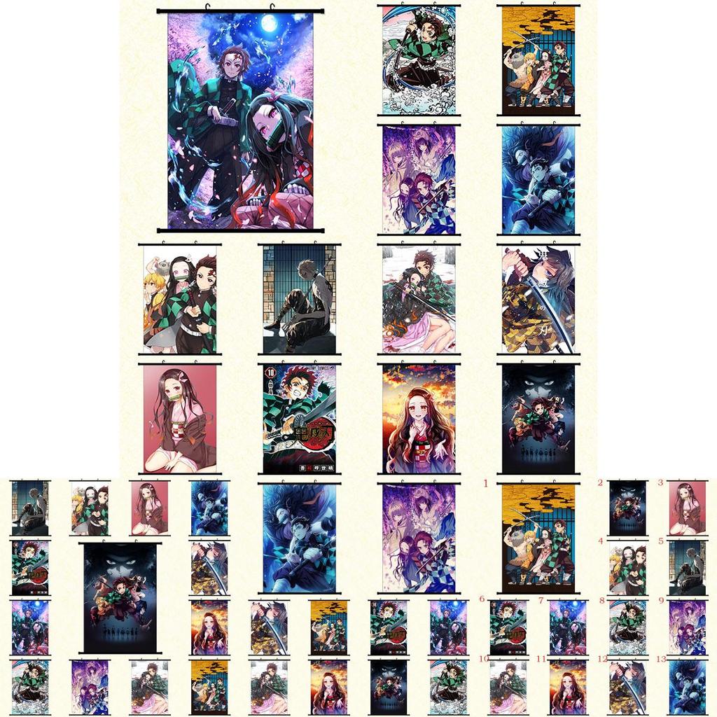 Anime Demon Slayer Kimetsu No Yaiba Kamado Tanjirou And Kamado Nezuko Wall Poster With 13 Stylish Designs