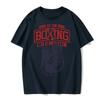 King of The Ring Boxing Printed T Shirt for Men Women Vintage GYM Apparel Tops Tees