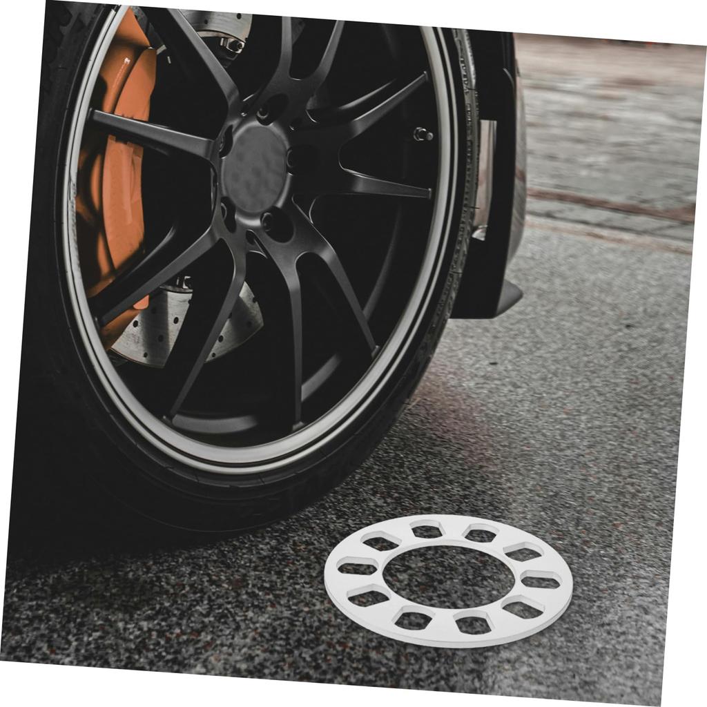 Anneome Improved Ride Hub Centric Wheel Spacer 5mm Aluminum Alloy Car Wheel Spacer Universal Fit