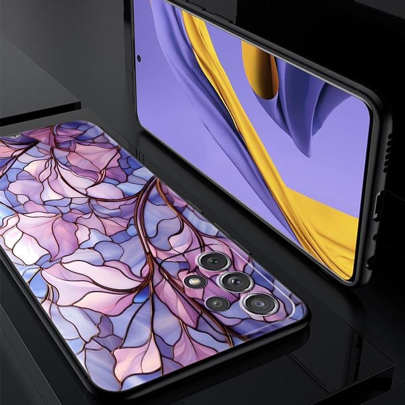 Flower Pattern Phone Case For Samsung Galaxy A17 A07 A55 A35 A25 A15 A05s A33 5G A31 A23 A21s A13 A41 A73 A53 A51 A71 A03s Cover