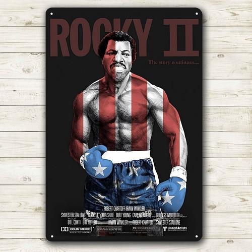 Apollo Creed Movie Metal Poster Tin Sign xcm 20x30cm(7.8x11.8inch)