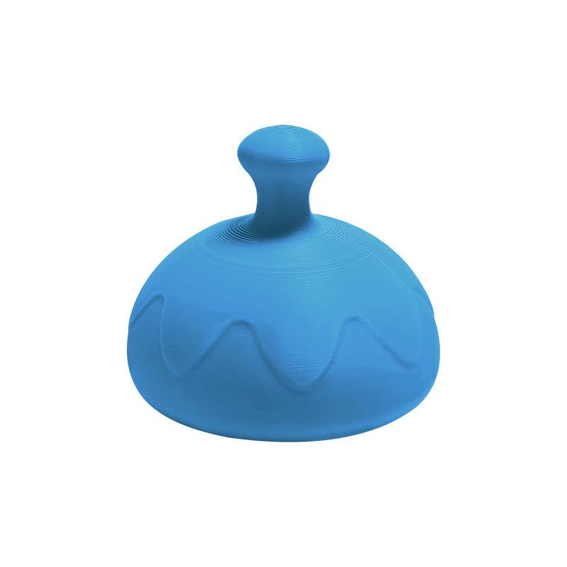 

1 PCS Silicone Sputum Remover Cup Pressure Drum Massage Pressure Drum Massage Cup Chest Percussion Cup For Burping Adults синий