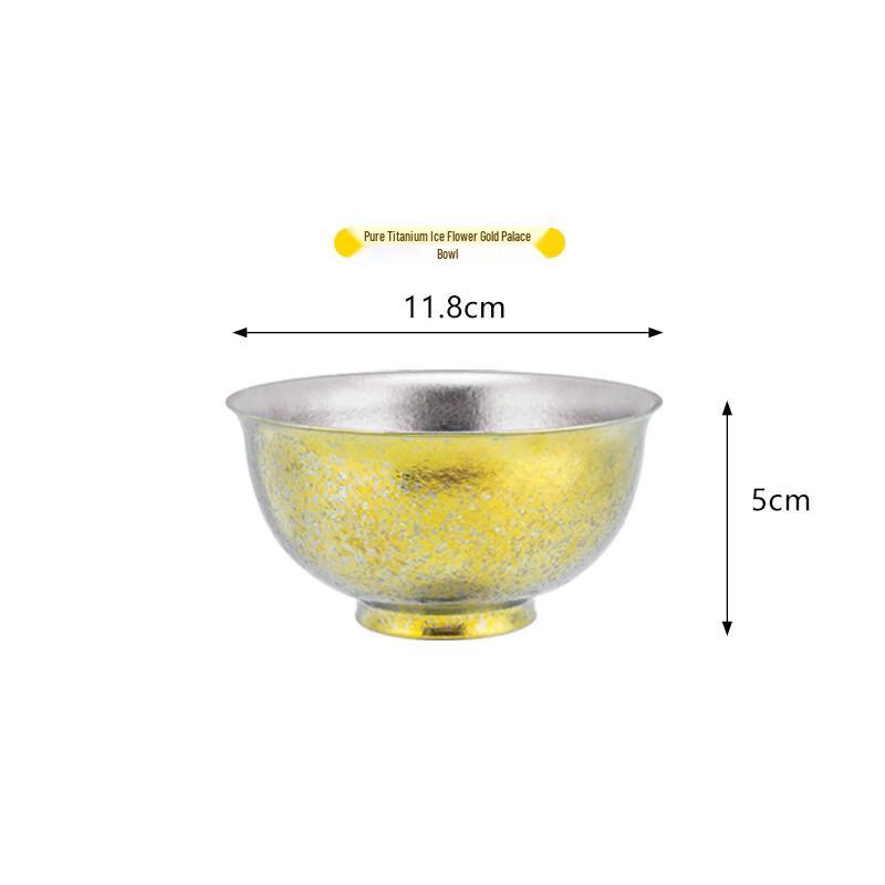SNOW ROCK Pure Titanium Double-Layer Insulated Eating Bowl