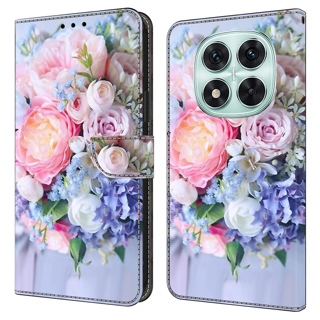 For Xiaomi Redmi Note 14 Pro 5G Case Magnetic Clasp 3D Pattern Leather Wallet Phone Cover