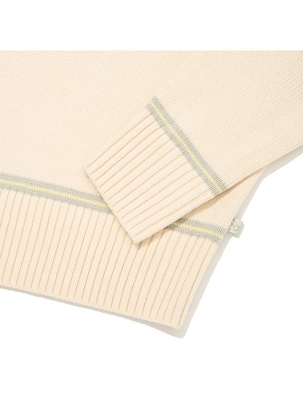 KIRSH Cherry Unicorn Jacquard Knit [Ivory]