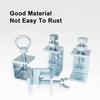 1Pcs Multiple Head Shapes U Clamp Galvanized Carbon Steel Open Height 20-130MM C-Type Clip Thickened Fixed Fixture