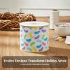 Decorative Easter Ribbon Roll Wired Edge Polyester Craft for Spring