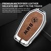 Zinc Alloy Leather Car Key Fob Case Cover Shell for BMW Display LED 8 7 6 Series X3 X4 X5 X7 G01 G02 G05 G07 G11 G12 G30 G31 G32