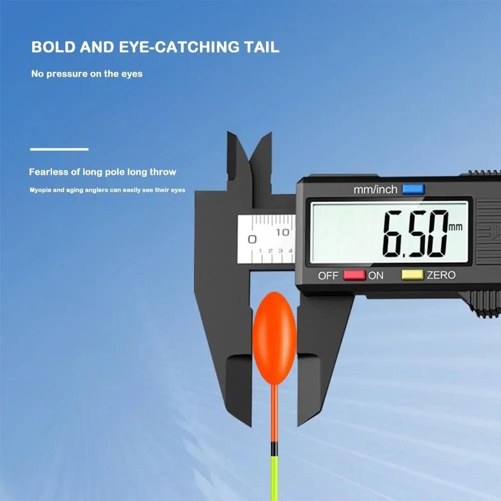 5pcs Indicator Rocky Fishing Lure Float Slip Drift Tube Sensitive Floats Bobbers Eye-catching Eye-catching Triangle Tail