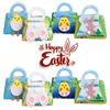 Delightful Easter Felt Carry Bags With Bunny And Chick Patterns Ideal For Candy And Gift Storage