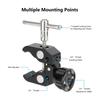 Professional Super Clamp Pliers Clip With 1/4inch Mounting Point For Articulating Monitor Video Equipment