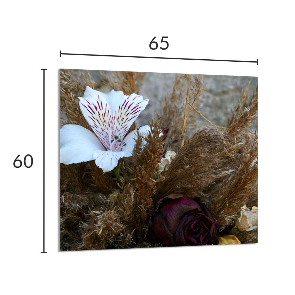 PANEL SZKLANY DO KUCHNI 65x60 Orchidea