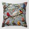 45cm Cushion Cover Vintage Pillow Cover Animal Print Decorative Pillowcase  Sofa Decoration